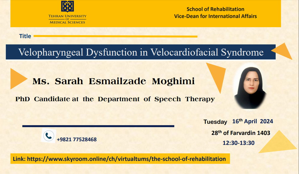 Velopharyngeal Dysfunction in Velocardiofacial Syndrome